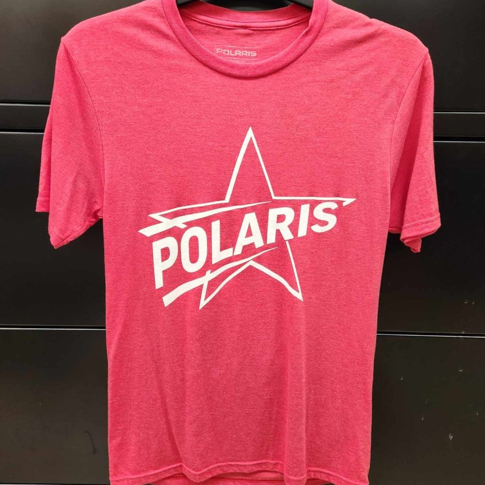 Polaris Men's Retro Star Tri-Blend Tee, Red